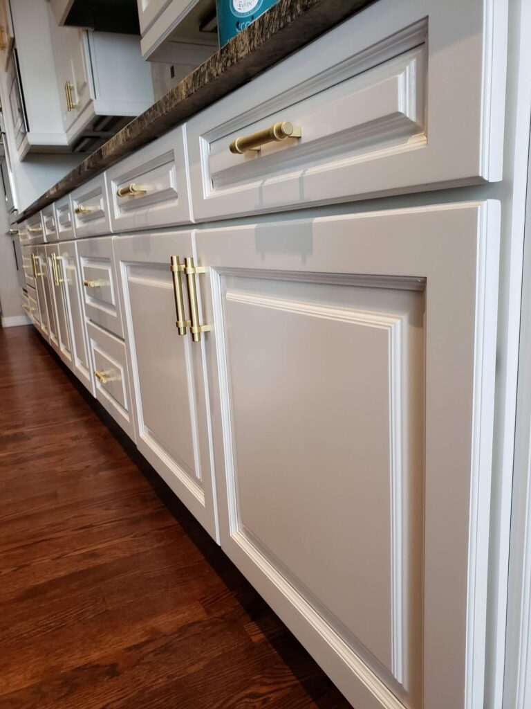 kitchen cabinets in highlands ranch painted with fine paints of europe eco satin