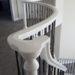 custome handrail painted white