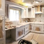 primed kitchen cabinets