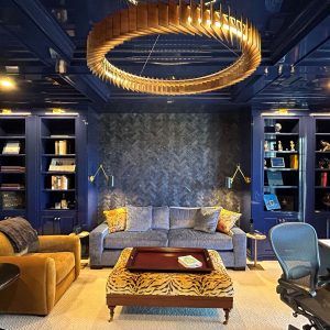 home office in cherry hills painted with fine paints of europe high gloss paint